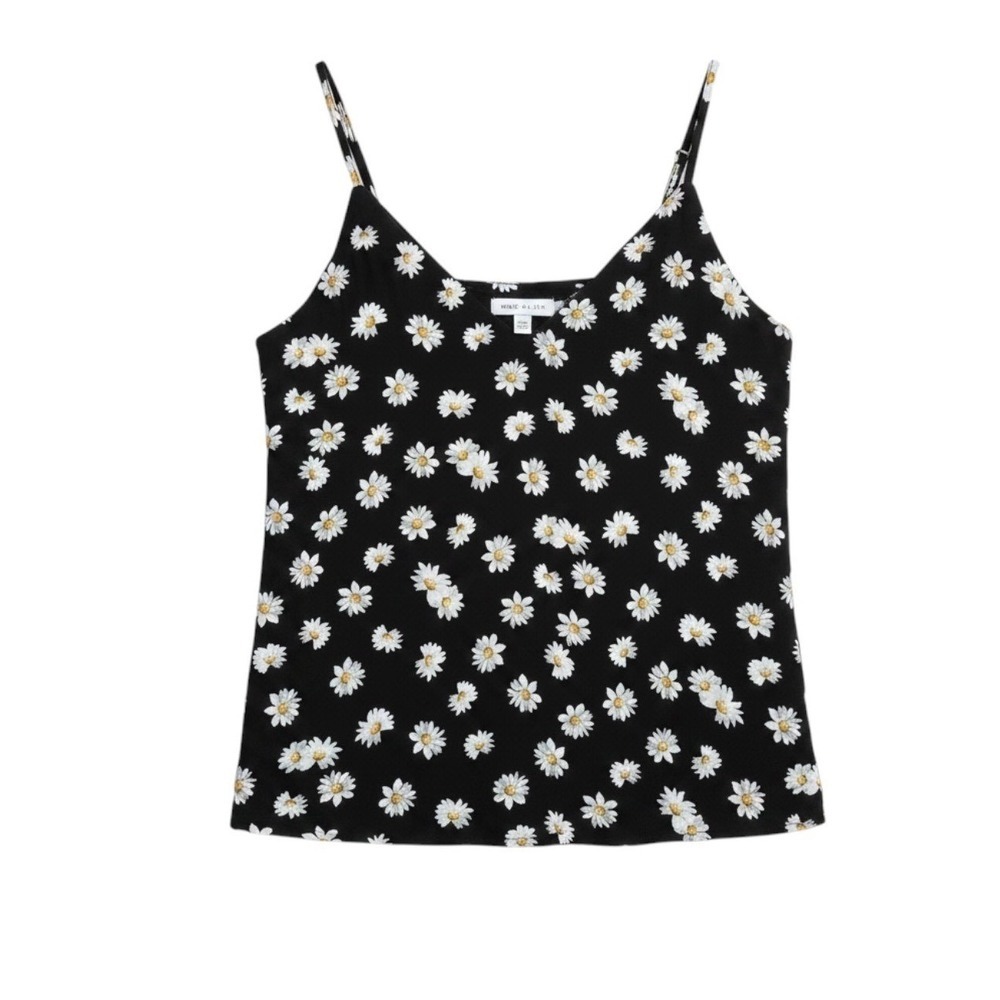 Socialite Black Daisy Camisole Cottagecore  summer XS